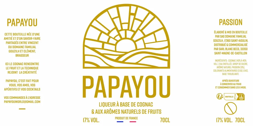 Papayou Étiquette 180 Passion